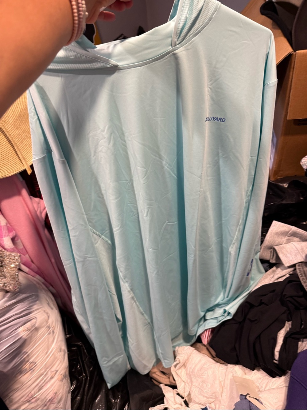 Light Blue Aluyard Lightweight Long Sleeve Shirt